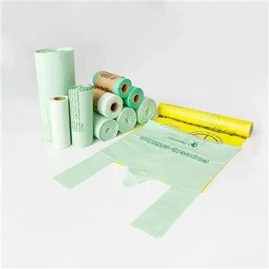 Bolsa de basura compostable PLA oxo-biodegradable, grande, para cocina, hogar, paquete de basura, bolsas de basura